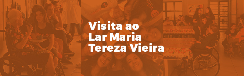 Emoção marcou a visita de alunos do Colégio Sigma ao Lar Maria Tereza Vieira